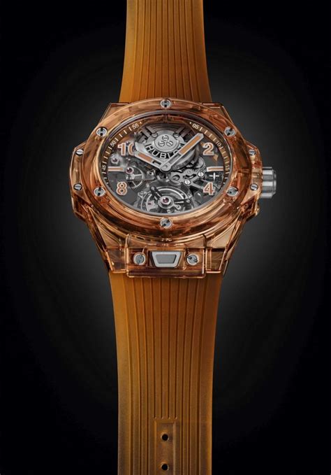 Hublot orange sapphire